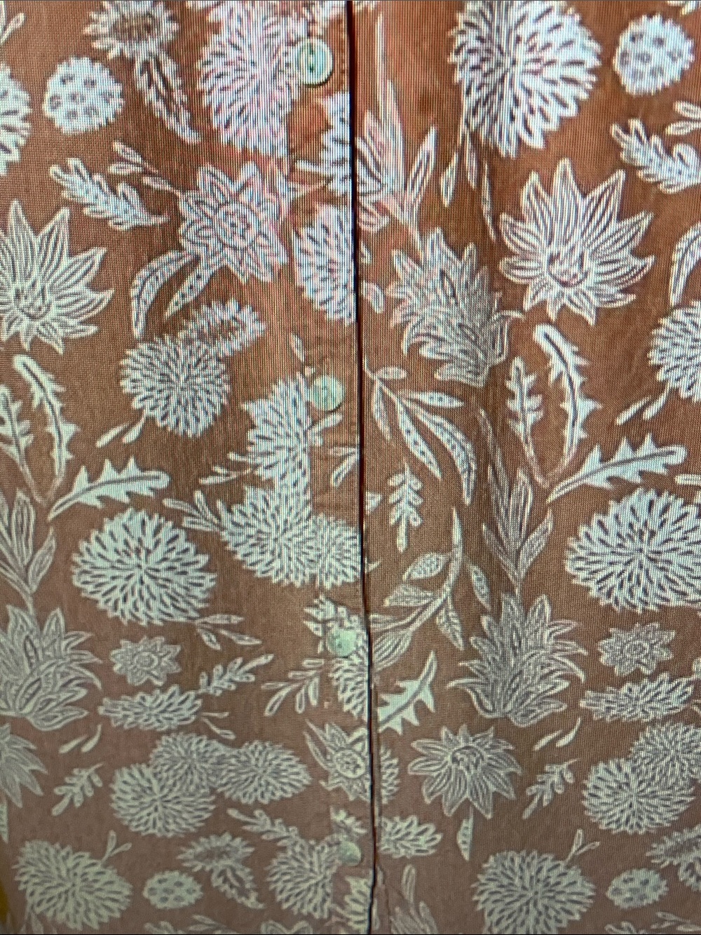 Universal Thread Pink Floral Button-Down Shirt - Picture 3 of 5